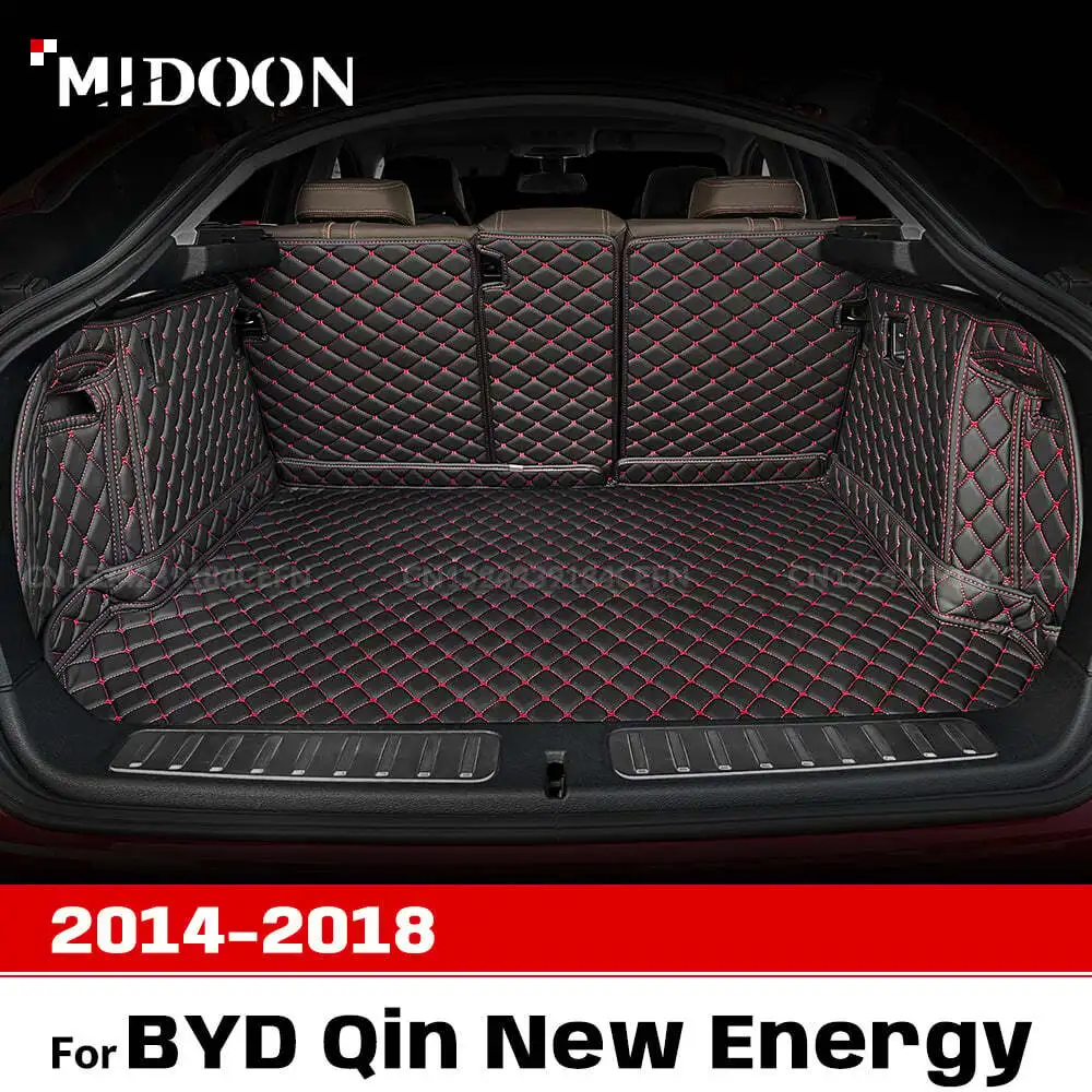 

Для BYD Qin New Energy 2014-2018 17 16 15 Автоматический коврик для багажника с полным покрытием Автомобильный защитный коврик для багажника Аксессуары для интерьера