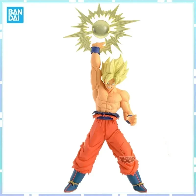 

Bandai Original Banpresto Anime Dragon Ball Z G×materia Super Saiyan Goku PVC Figure Collection Toys Model