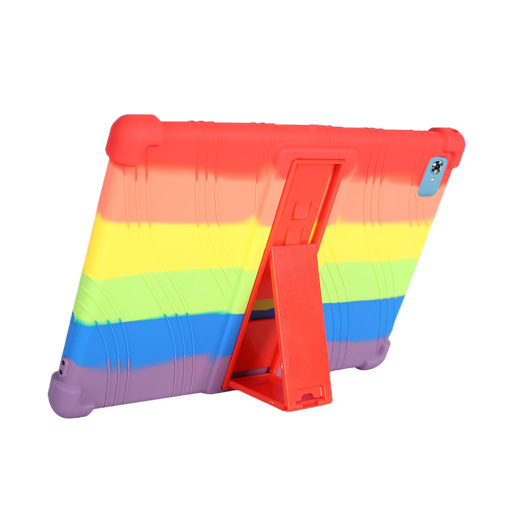 À prova de choque Silicone Tablet Cover, Protetor Soft Shell, Suporte ajustável Shell, Teclast M40 Plus, TLC005, 10,1"