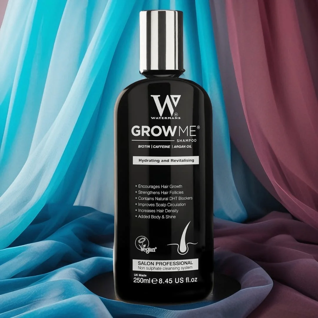 

Watermans Grow Me® Shampoo Anti-Thinning Shampoo, Improves Hair Volume, Reduce Hair loss in Women & Men. 8.45 fl. oz