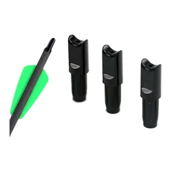 24pcs OD7.6mm ID 6.2mm Crossbow Bolts Nock OD 8.8mm ID 7.6mm Meniscus Shape Nocks Half-moon For Arrow Internal Shaft  Archery