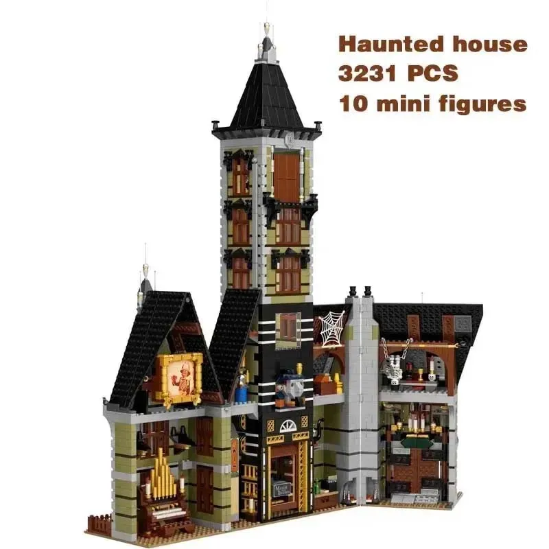 3231PCS Haunted House Drop Jumping Machine Compatible Building Blocks Bricks DIY Toy Birthday Christmas Gift10273 81889