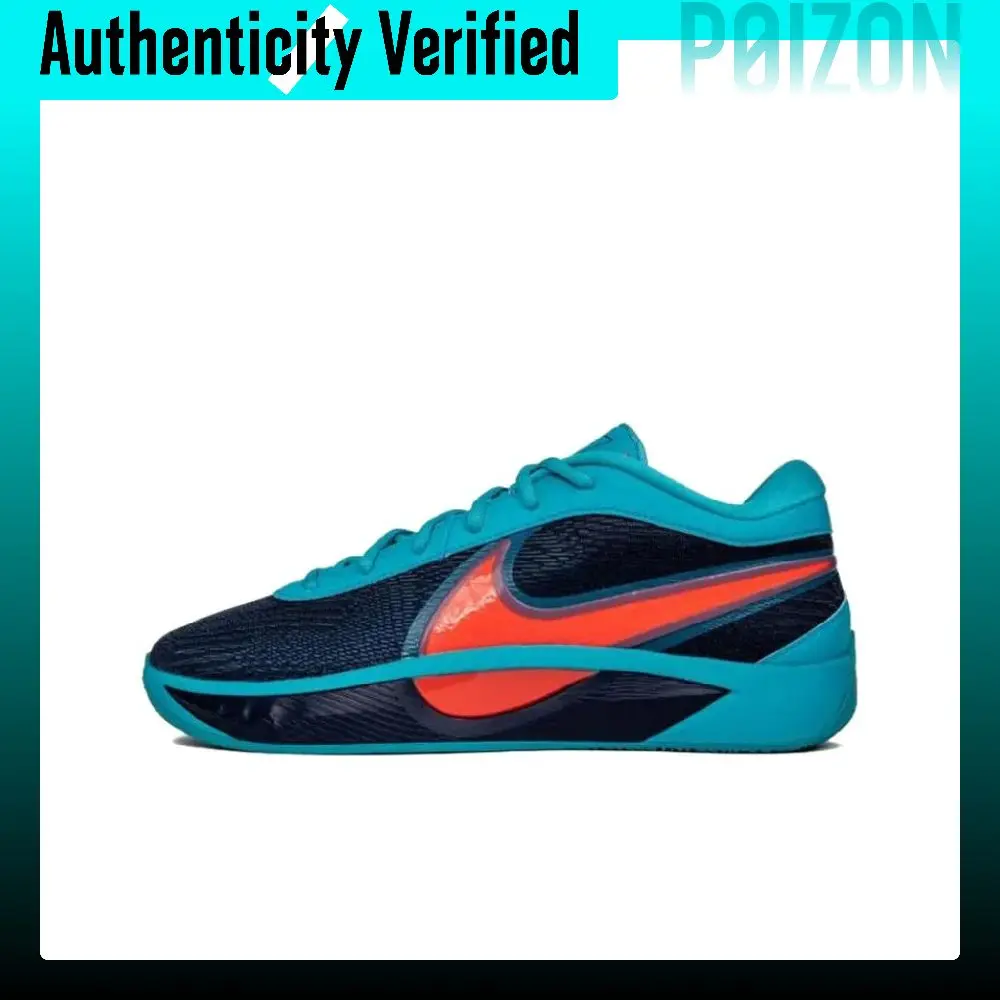 Nike Giannis Freak 6 Slip Resistant Abrasion Resistant Low top Basketball Shoes Men's Blue FJ7807-300
