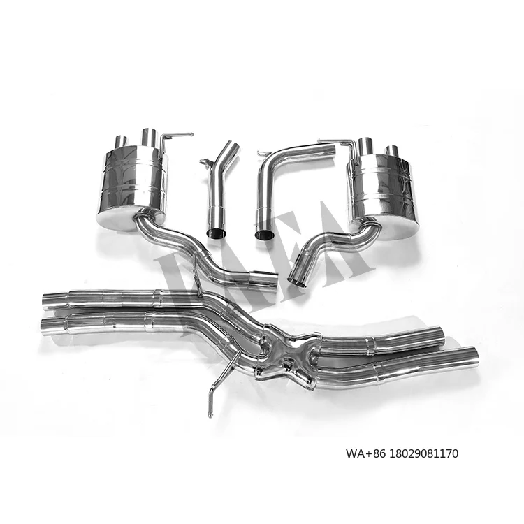 

For SQ5 Stainless Steel Exhaust System Mid-tail High-performance Cat Back Exhaust Pipe Muffler Valve Exhaust