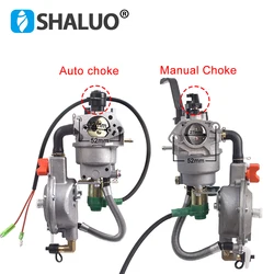 GX390 5KW Auto Choke Gasolina Generator Carburetor LPG NG Carburetor Dual Fuel LPG Conversion Kit Generator Parts 188F 190F 13HP