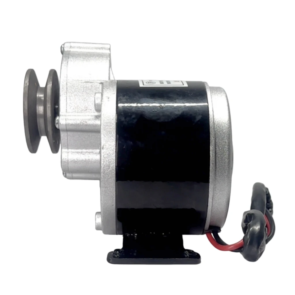 350w 24V 36V  DC Gear Brushed Motor With Belt Pulley, Brush Motor Control, Direct Current Permanent Magnet Brush Motor