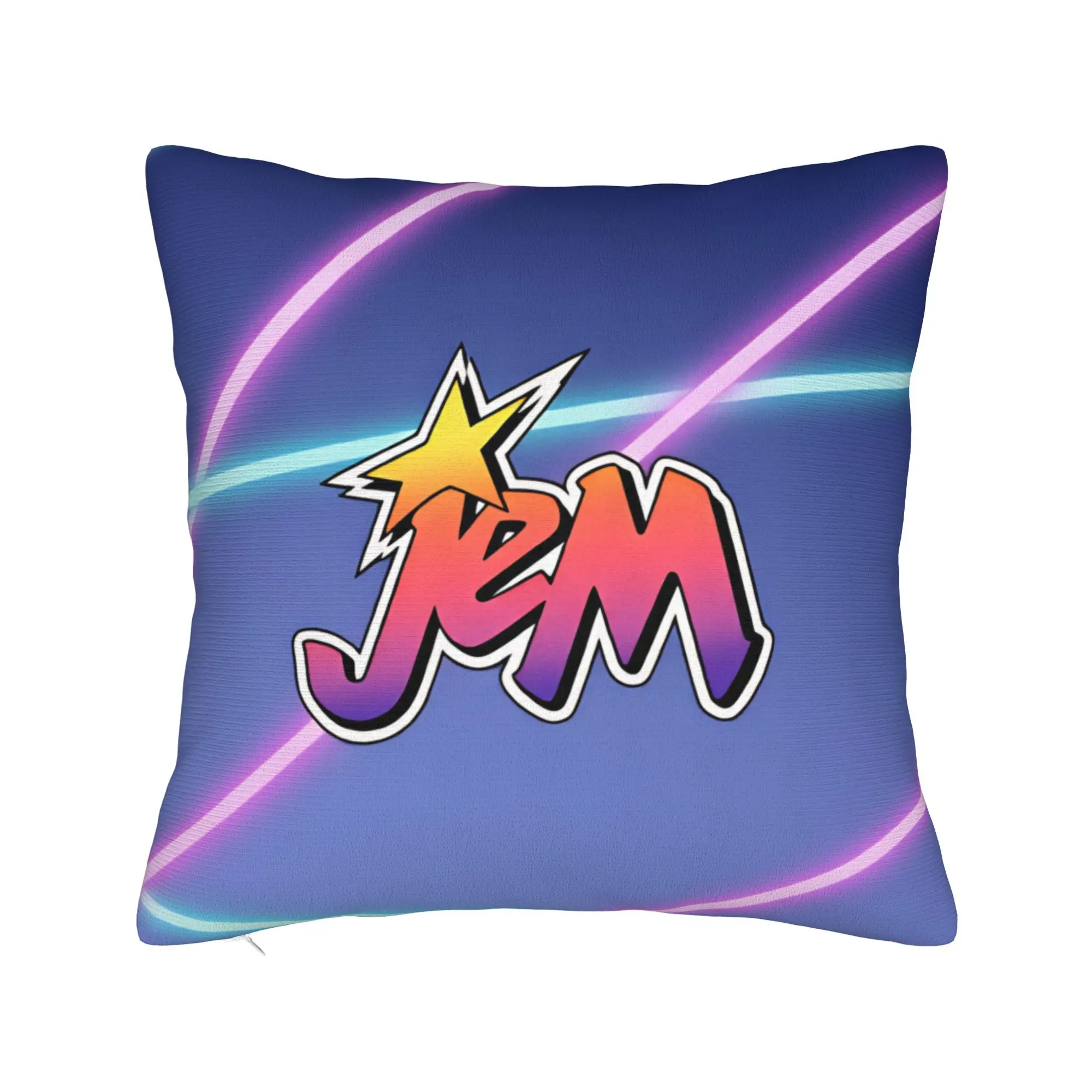 Jem And The Holograms Movie Pillow Case  Comfy Pillow Cover Novelty Pillowcases For Chair Sofa Home Decor