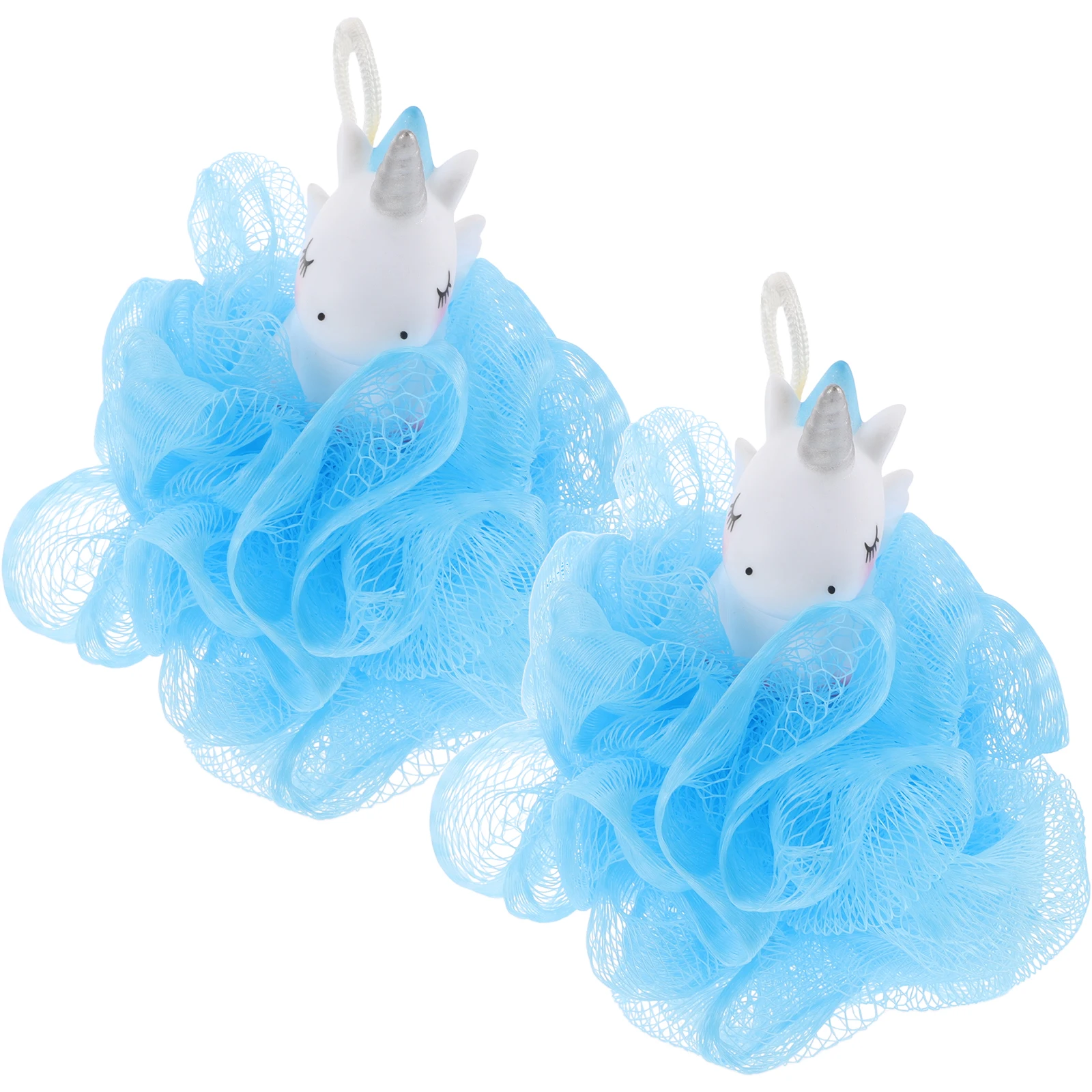 

2pcs Unicorn Bath Flower Cute Cartoon Baby Shower Sponge Soft Gentle Material Rich Foam to Use