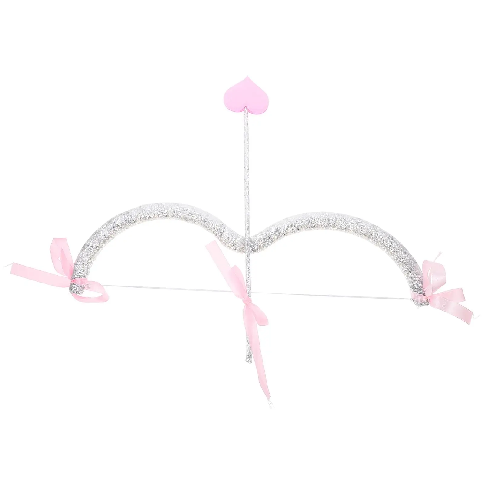 

Cupid Arrow Props Silver Valentine Cupid Costume Party Supplies Cosplay Costume Accessories Festive DIY Decor