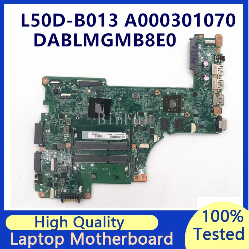 

Материнская плата для ноутбука Toshiba L50D-B013 DABLMGMB8E0 A000301070, материнская плата для ноутбука 216-0854060, полностью протестированная, работает хорошо