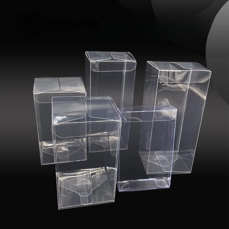 20PCS Clear PVC Box Packaging Boxes Wedding Christmas Gift Box Small Transparent Display Box For Toy