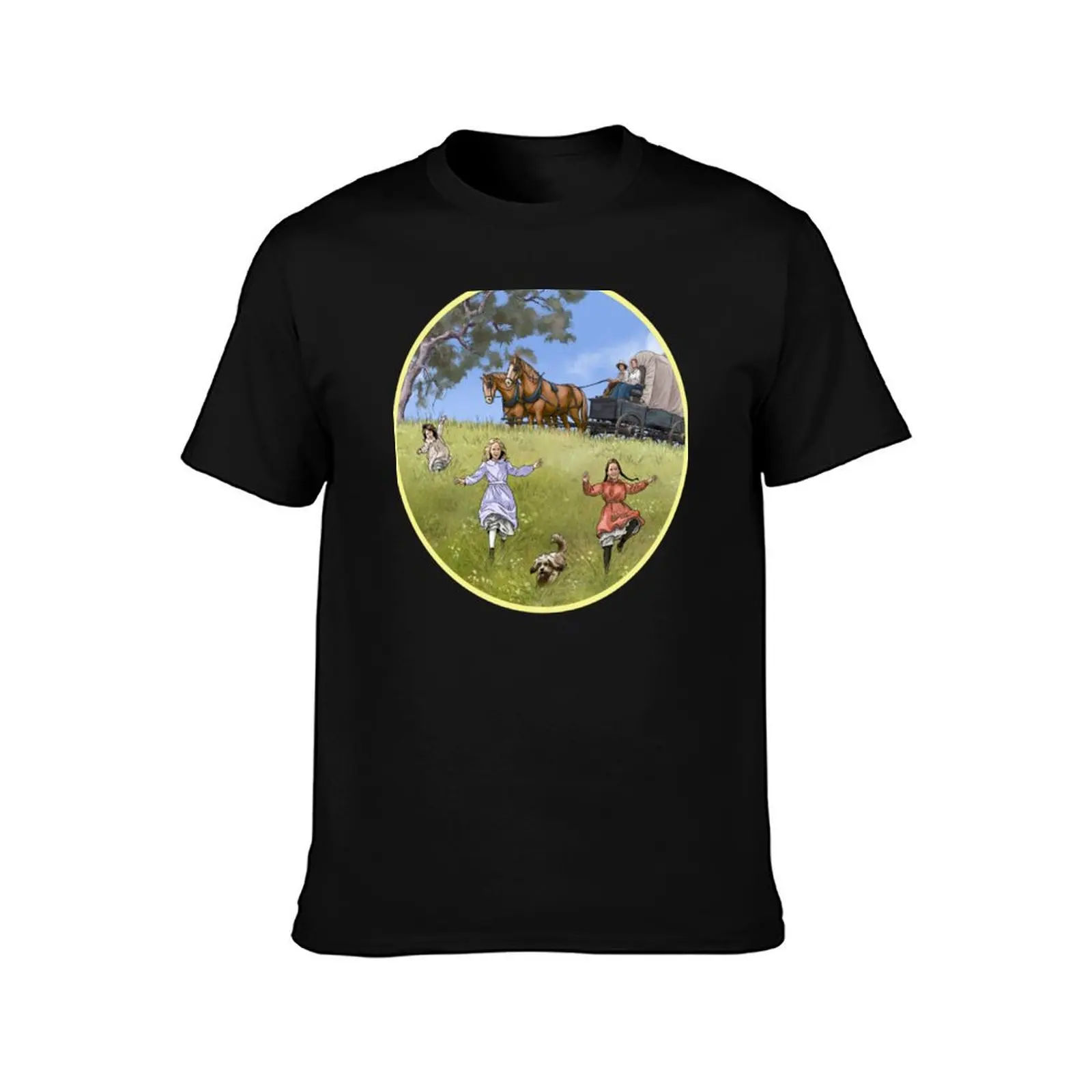 Prairie Family T-Shirt Big Size Short Sleeve Casual Top T-Shirt