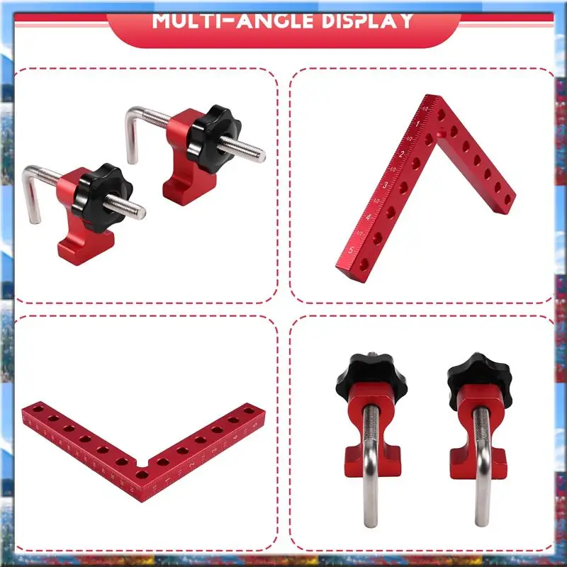 

Top Deals Right Angle Positioning Squares Tool 140Mm 90 Degrees L-Type Corner Clamp Fixing Clip