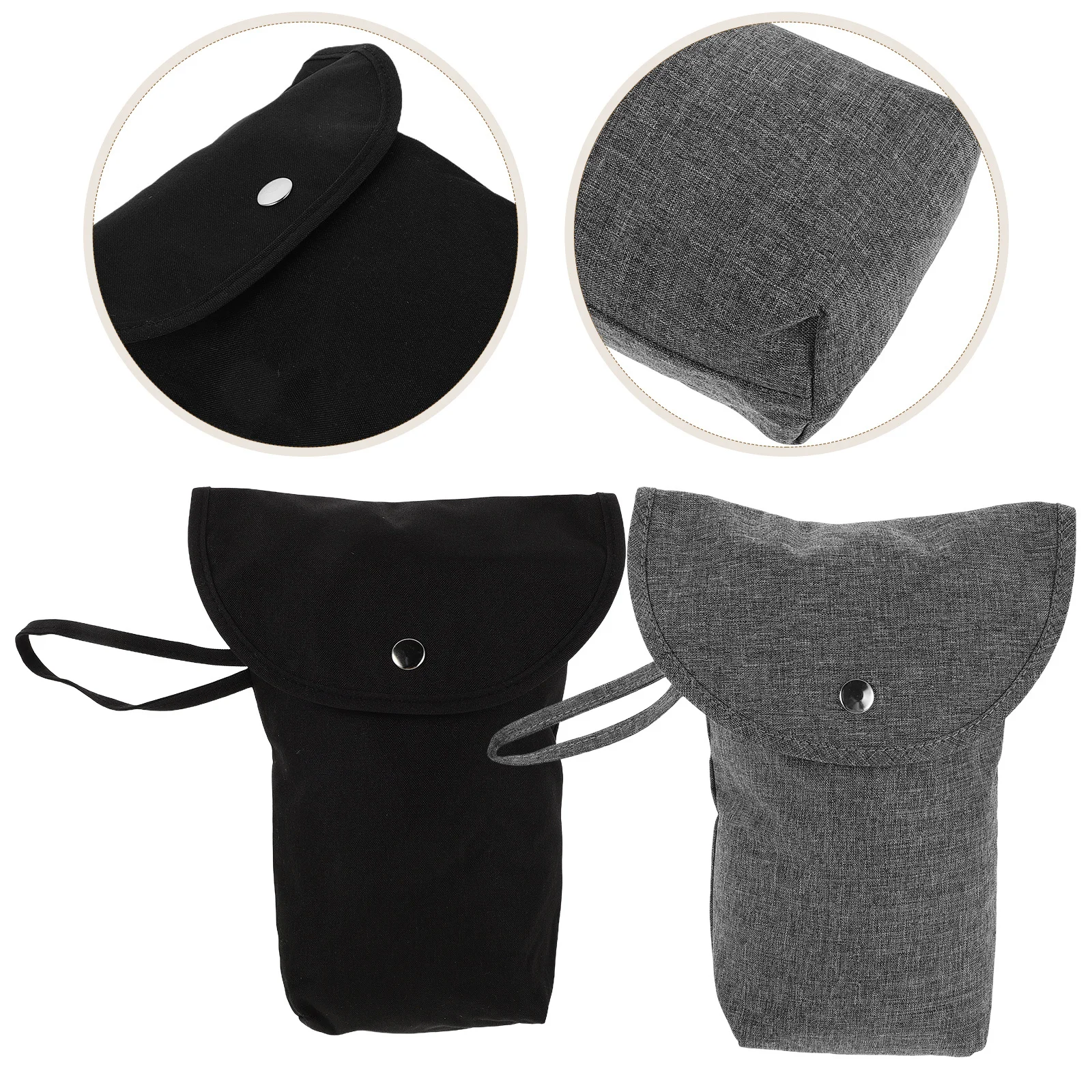

2pcs Mini Diaper Bag Portable Waterproof Baby Wet Bag Spacious Nappy Changing Pouch For Travel Outdoor Unisex Diaper Storage