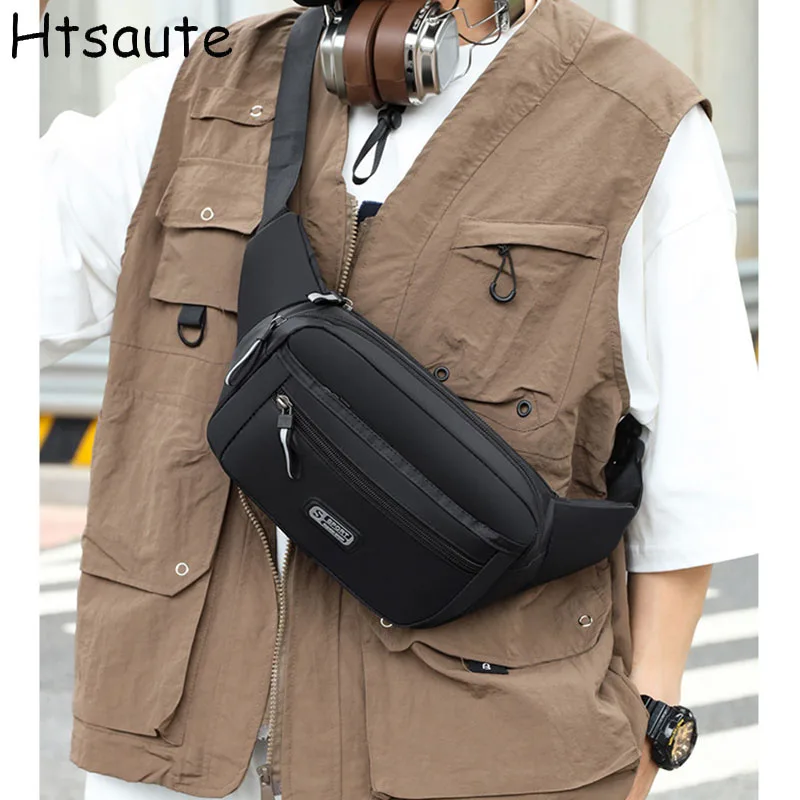 

Crossbody Bag Men's Outdoor Sports Multi Functional Waterproof Waist BagS Fit Mobile Waist Bag With Large Capacity For Men Women