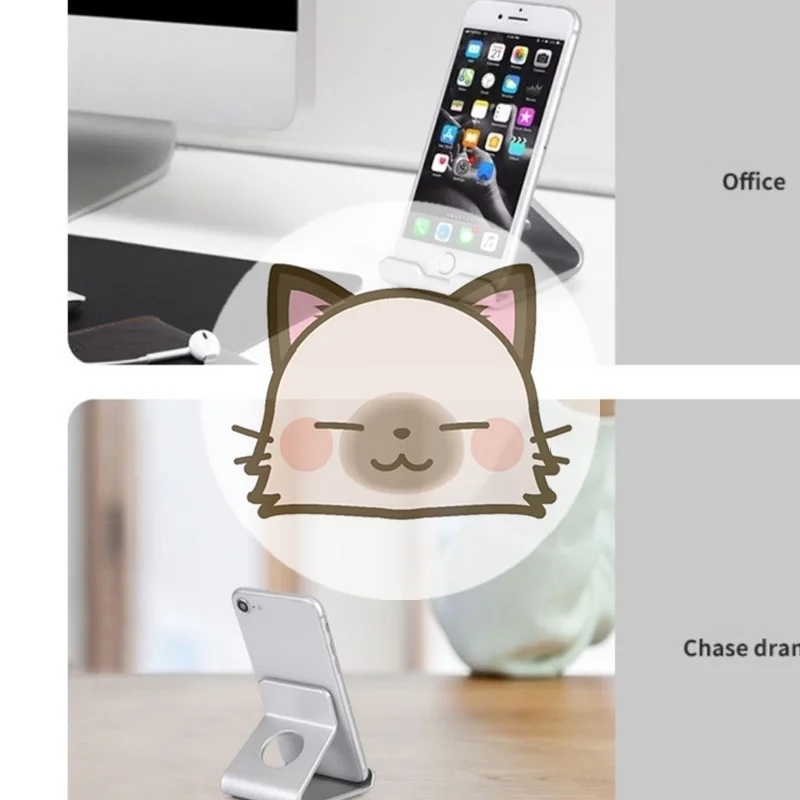 

Metal Desktop Mobile Phone Stand For Smartphone 13 Inch Tablet Desk Holder Portable Storage Bracket Drop-resistant Phone Holder