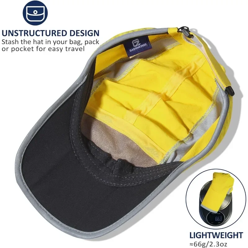 Unisex Waterproof Outdoor Sport Baseball Cap - Spring Quick Drying, Breathable, Foldable Cycling Hat with Sun Protection