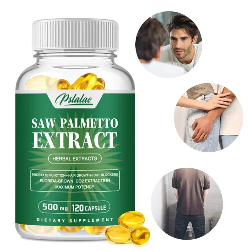 Saw Palmetto Extract – 10x More Potent Supports Prostate Health, Relieves Urinary Problems, Supports Hair Growth, DHT Blocker