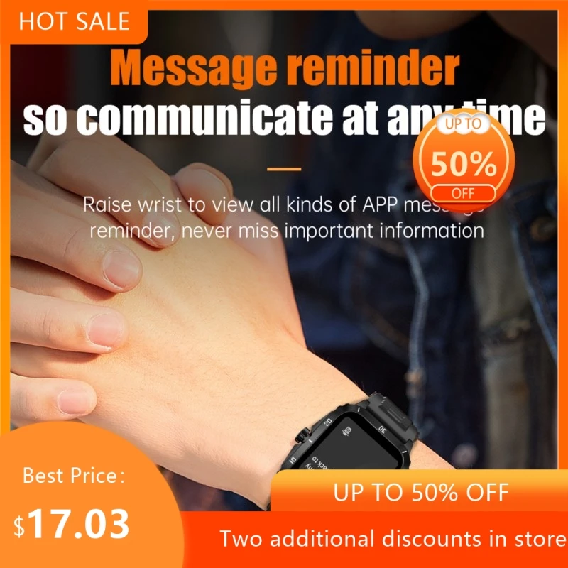 

New Smartwatch With 3-meter Depth Waterproof Heart Rate Blood Pressure Outdoor Three Proof Sports Bluetooth Call Watch Hot 2026