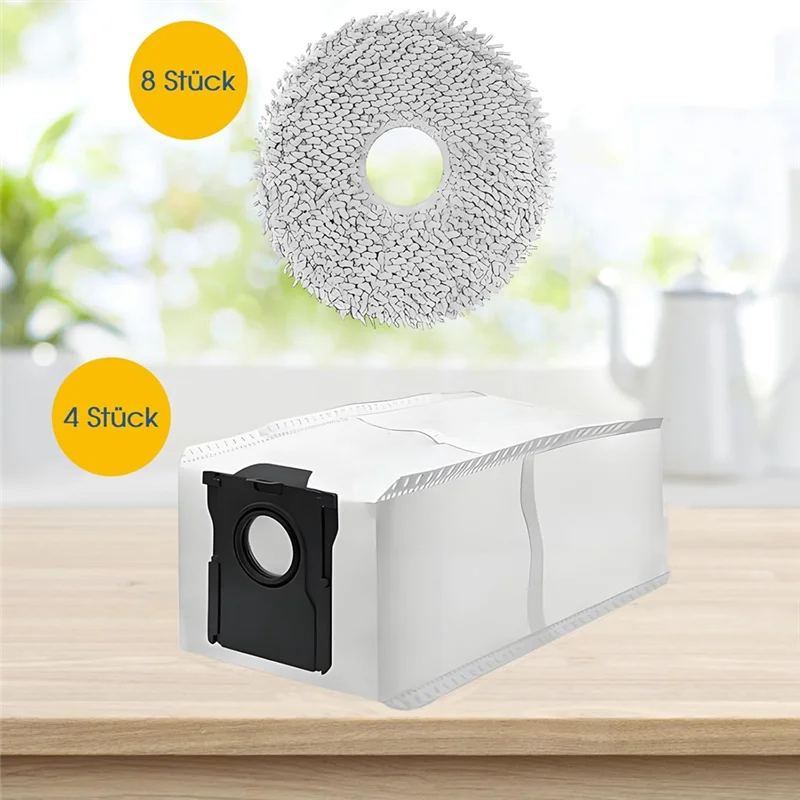 A99T Replacement Accessories Kit For Dreame X40/X40 PRO L40 Ultra- Mop Cloths, Dust Bags Robot Vacuum Cleaner Parts