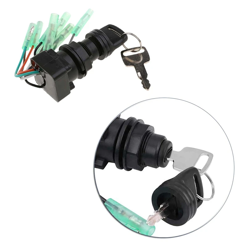 Boat Ignition Key Switch Assy For Suzuki Outboard 8-225HP (2-Str) 15-140HP (4-Str) 37110-99E02 For Ignition System