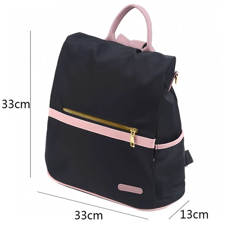 Casual Oxford Backpack Women Waterproof Nylon School Bags For Teenage Girls High Quality Fashion Travel Tote Packbag