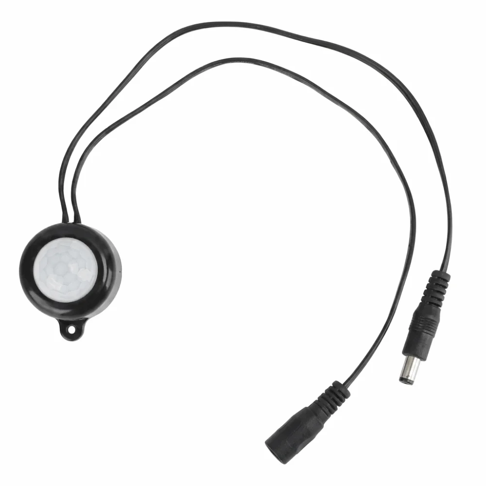 ABS PIR Motion Detector Switch DC 5‑24V 5A PIR Motion Activated Body Sensor Switch Day Night OnOff
