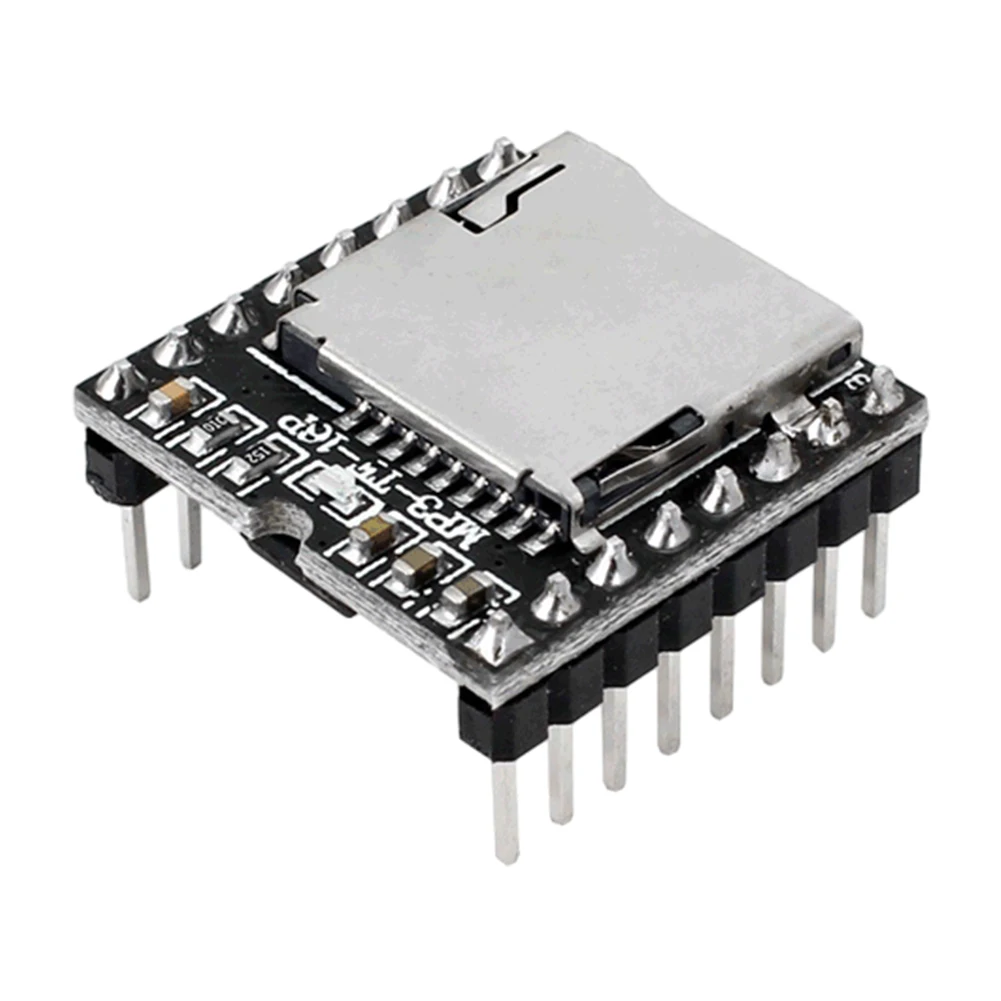 Módulo Reproductor de Tarjetas TF y USB DF Player V3.0 16P, Placa de Decodificación de Voz MP3, Mini Reproductor MP3, Módulo de Audio para Arduino