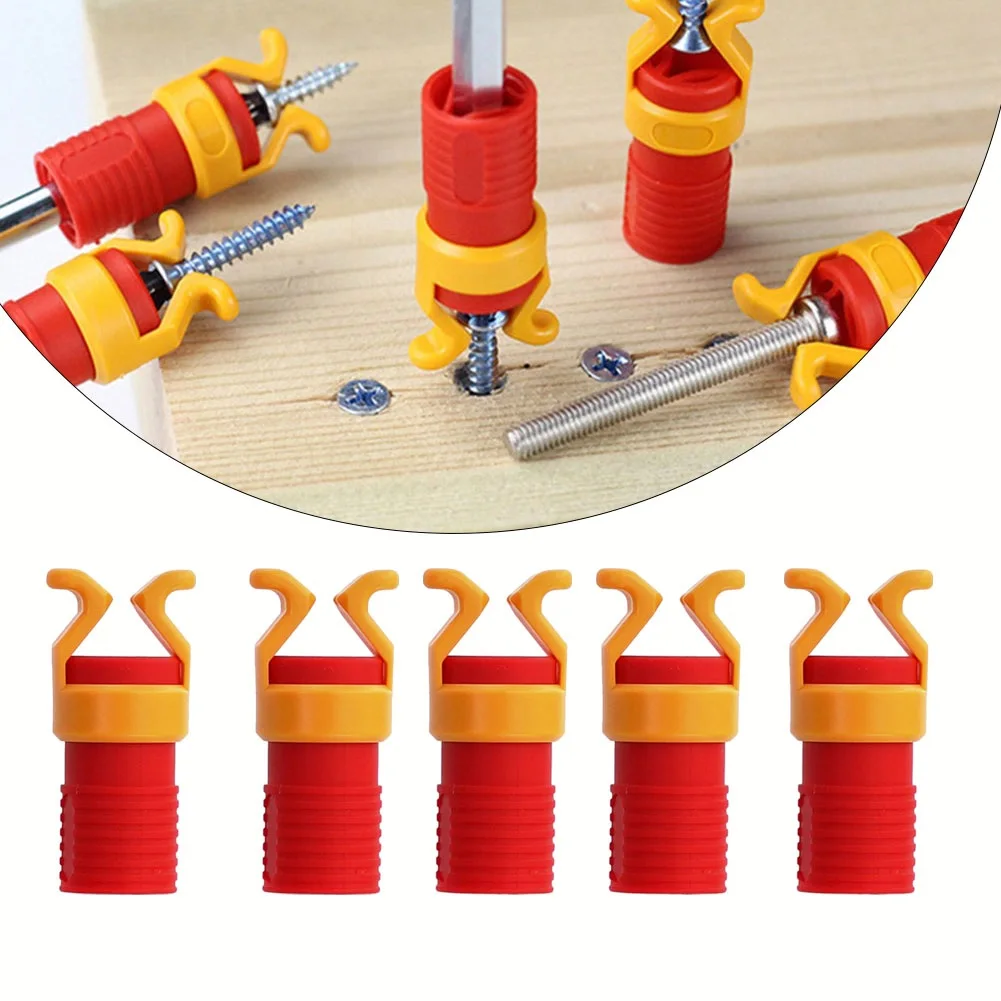 Screw Clamper Screw Holder 40*15mm Anti Aging Holding Tool Screwdriver Bit Set 2/5Pccs Screw Fixing Sleeve New