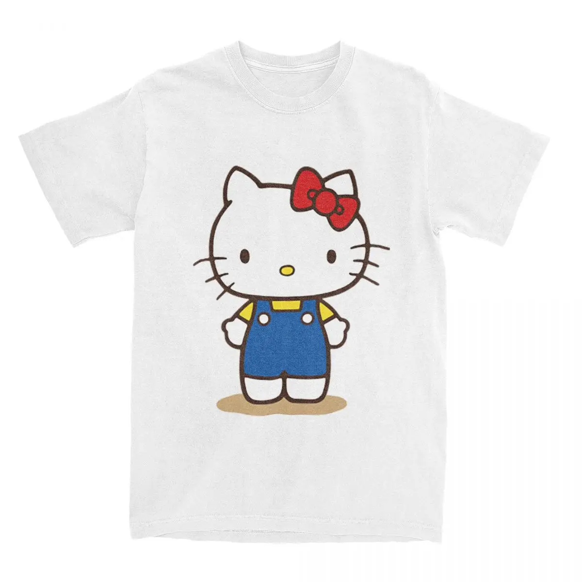 Men Women Hello Kitty Cute Cat Cats Graphic Shirts Accessories Cool 100% Cotton T Shirt Tops Gift Idea