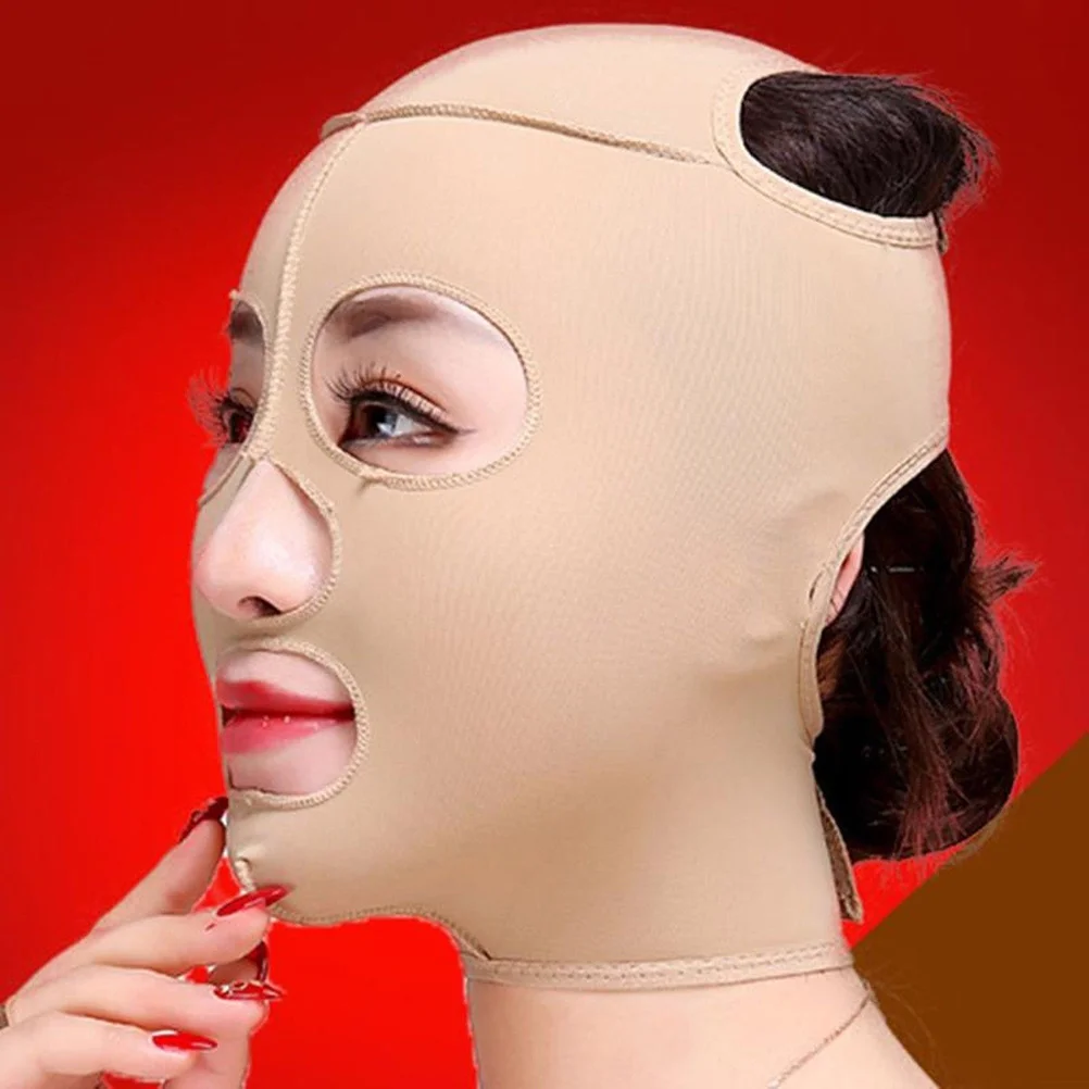 

Face Slimming Mask Elastic Lift Chin Bandage V Face Line Strap Anti Wrinkle Cheek Slimmer Promote Blood Circulation Skin