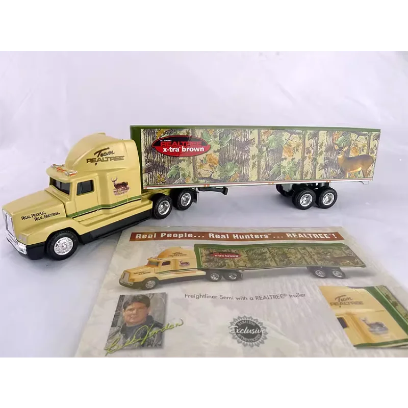 

Diecast ERTL 1:64 Scale Realtree X-tra Container Truck Transport Alloy Car Model Collectible Toy Gift Souvenir Display Ornament