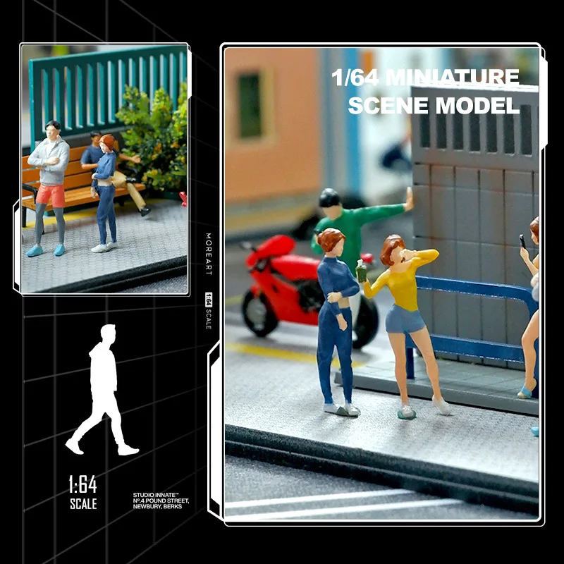 1:64 anime esportes menina mini boneca figura modelo em miniatura fotografia adereços modelo de cena diy mesa areia paisagismo ornamento presente