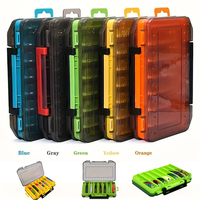 New Double-Sided Fishing Tackle Box Organizer, Fishing Accessories Large and Small Storage Case for Lures, Hooks, Lure Tools