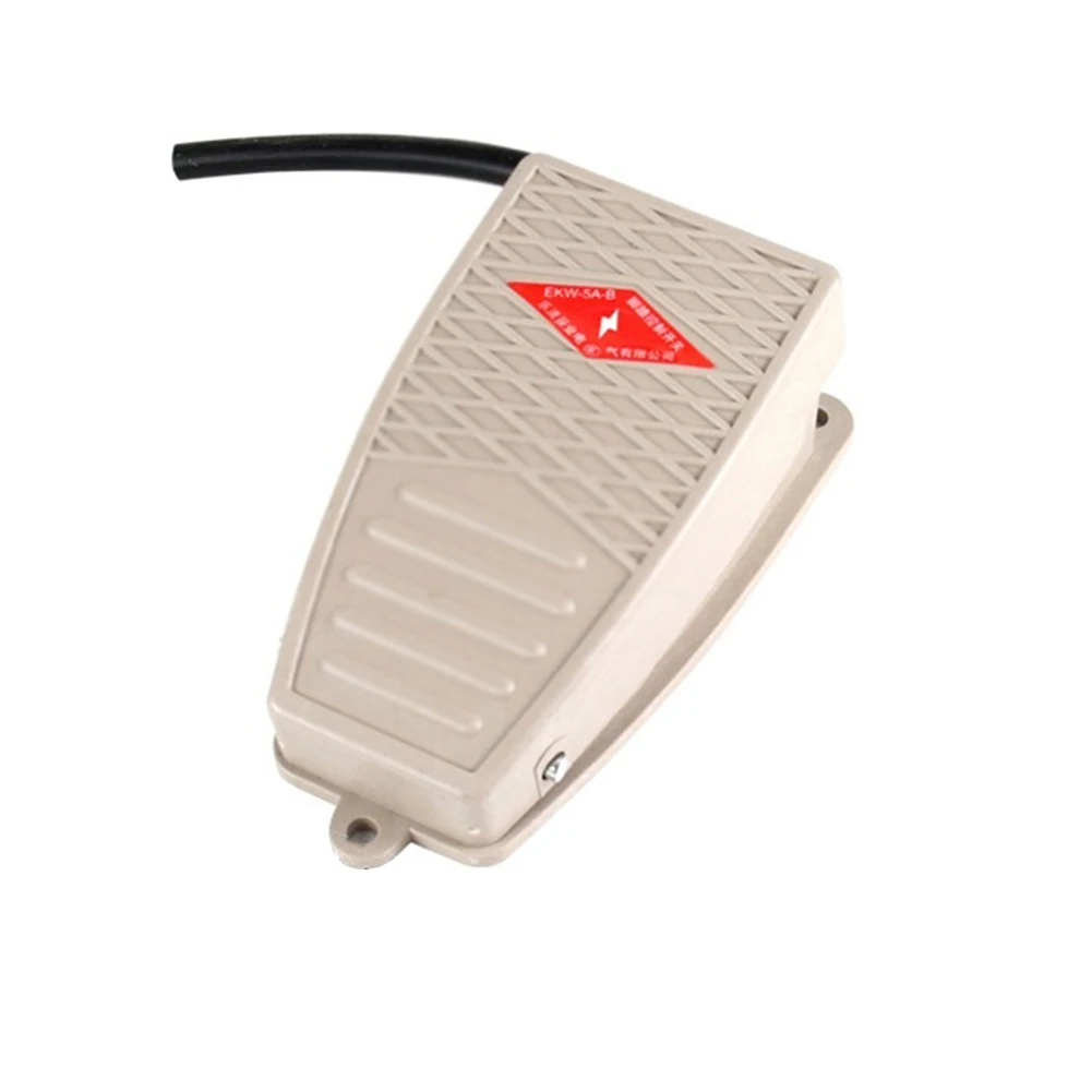 Spot Welding Foot Pedal Switch AC 250V Momentary Control with 10CM Wire SPDT 5A Design for Welding Machine Applications