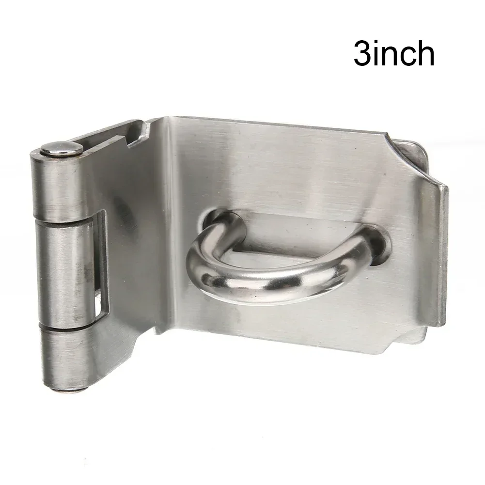 High Quality Practical Durable Lock Plate With Corner Buckles 1 Pcs 3/4 /5 Inches Anti-corrosion Stainless Steel