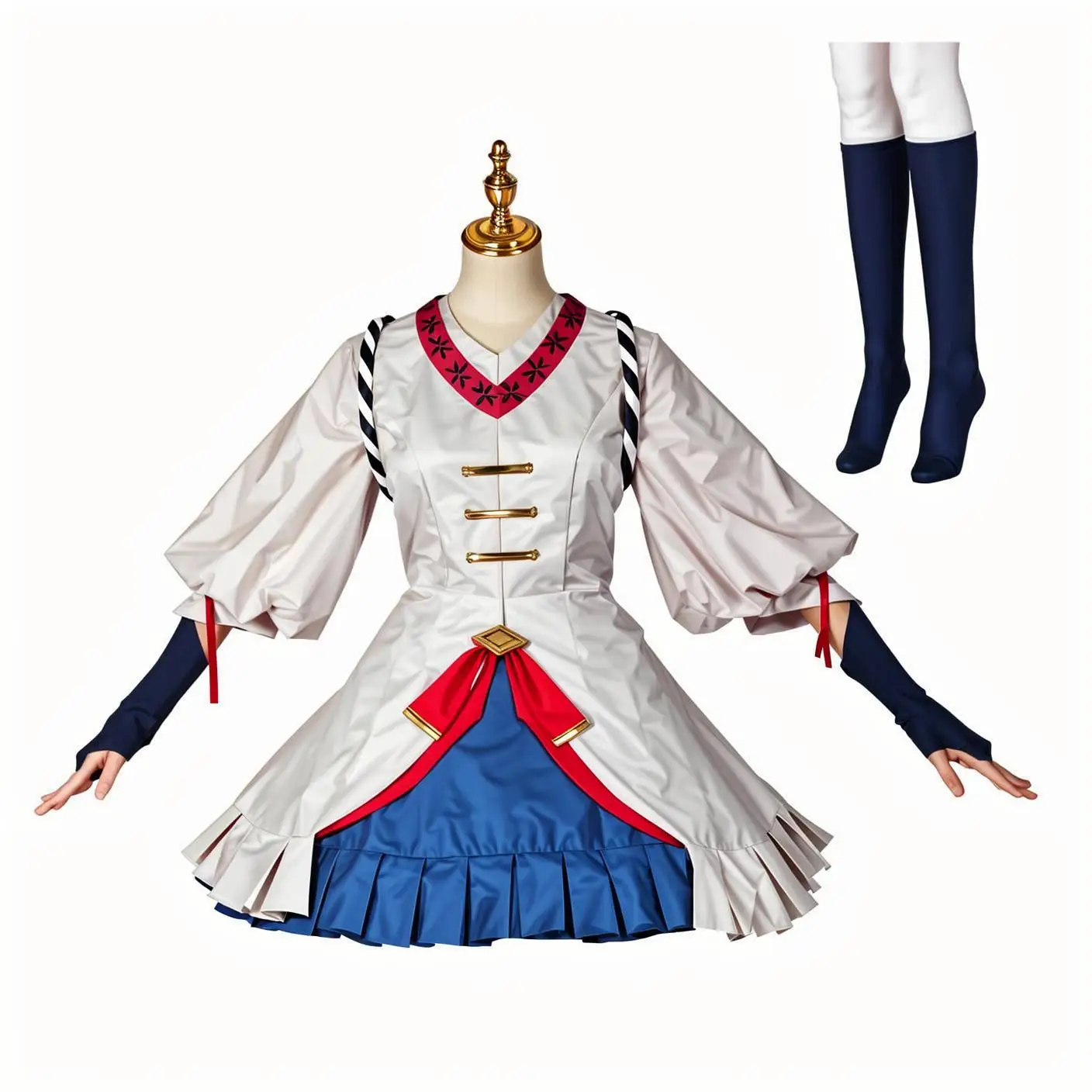 

Game Zelda Cosplay Costume For Women's White Lolita Kimono Dress Uniform Suit Halloween Carnival Party Princess Ball Gown