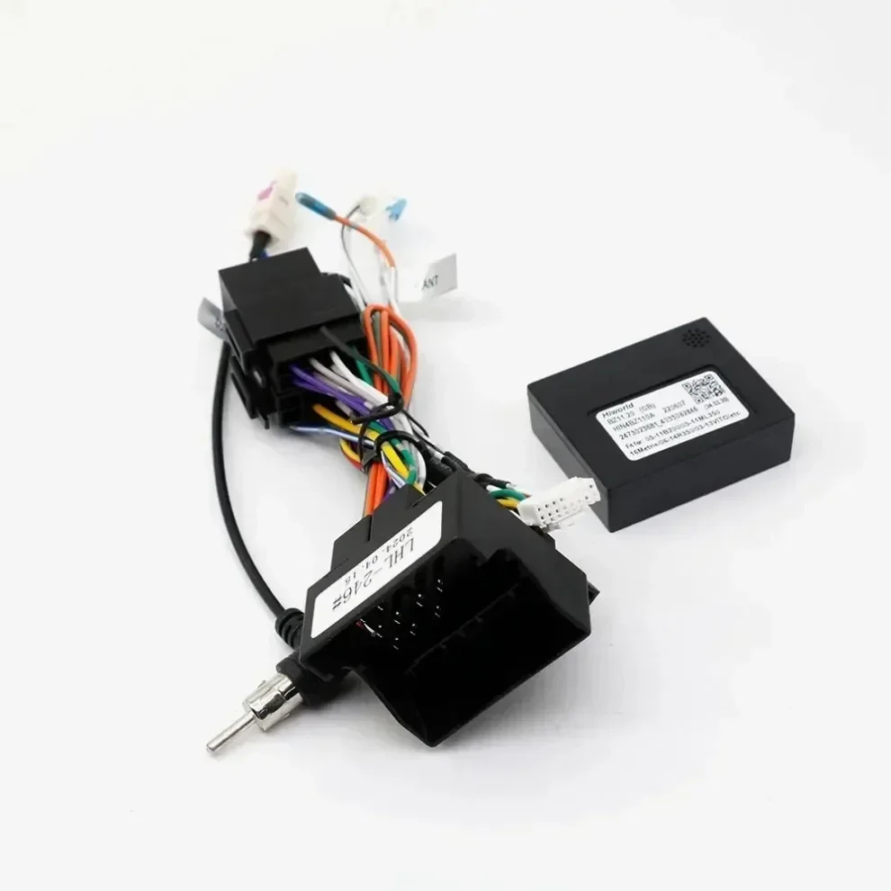 Car Android 16PIN Power Wiring Harness Cable With Canbus For Mercedes Benz B200/C-Class/E-Class/ML/S300/Vito/Viano/R-Class