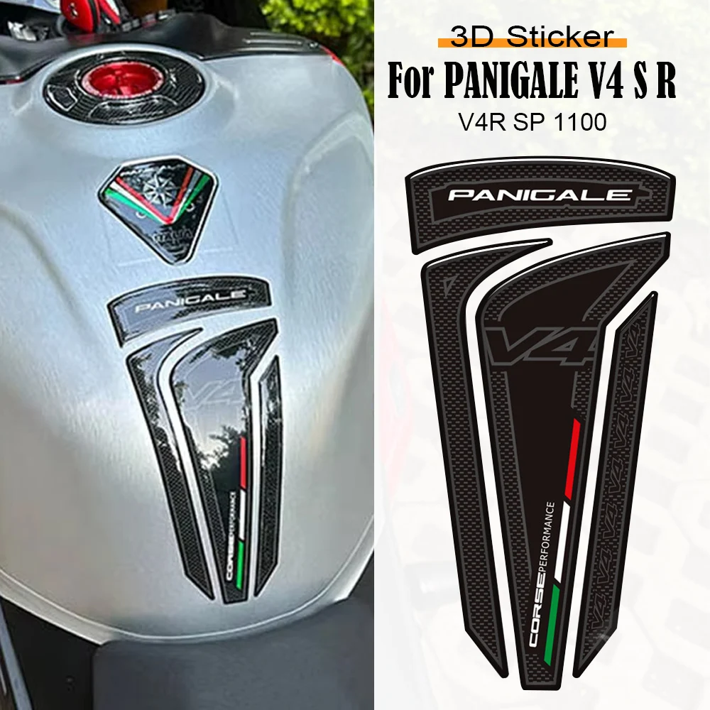 

For Ducati PANIGALE V4 S R V4R SP 1100 Motorcycle Fuel Oil Tank Pad Protector Stickers Decals Kit