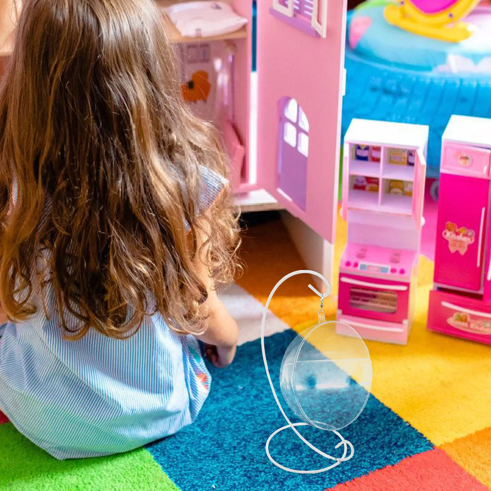 

1:12 Scale Miniature Hanging Chair Exquisite Craftsmanship Swing Basket Tiny House Decor Mini Furniture 1 12 Scale Accessories