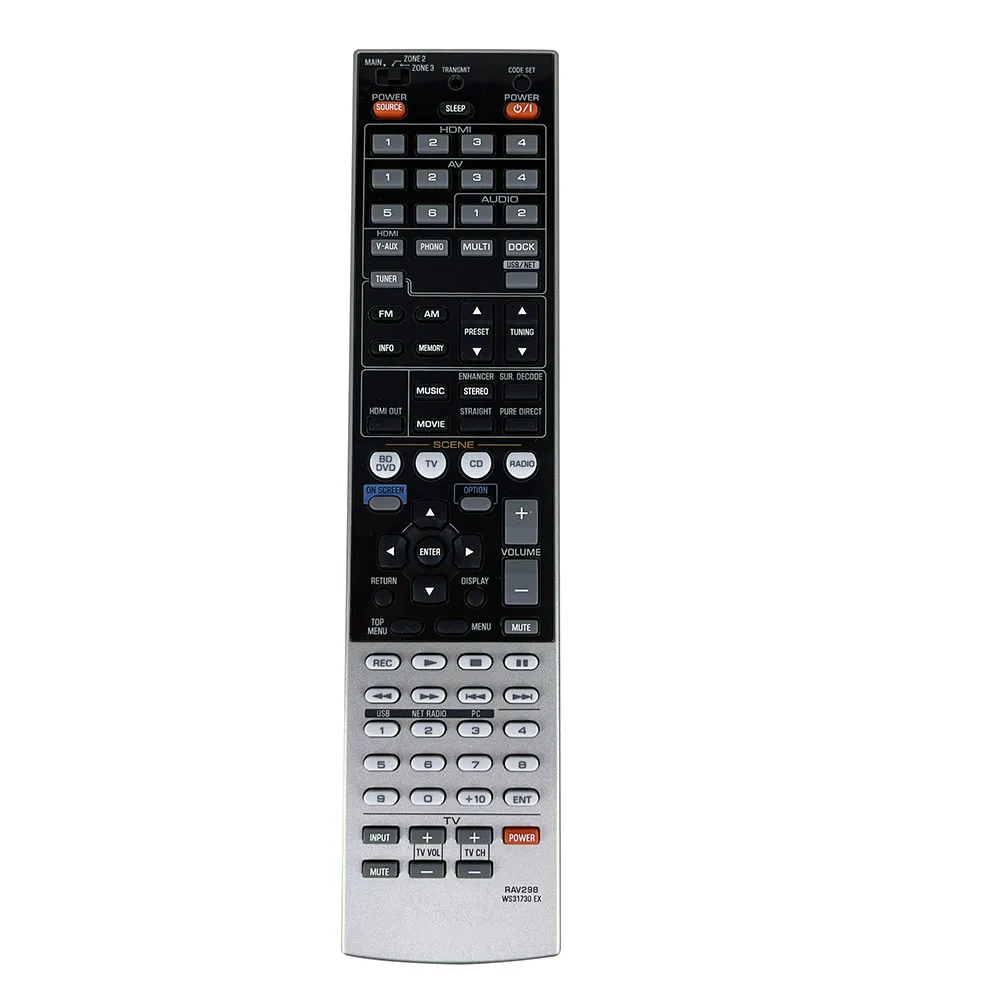 

New Genuine Original RAV298 WS31730 EX For Yamaha TV AV Receiver Remote Control RX-V2065