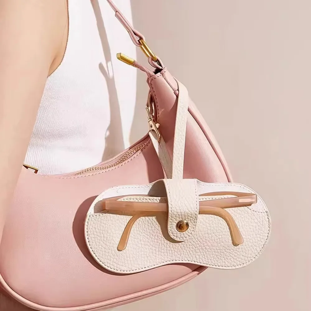 

Новая кожаная сумка для очков, мягкая простая коробка для солнцезащитных очков, портативная сумка, футляр для очков