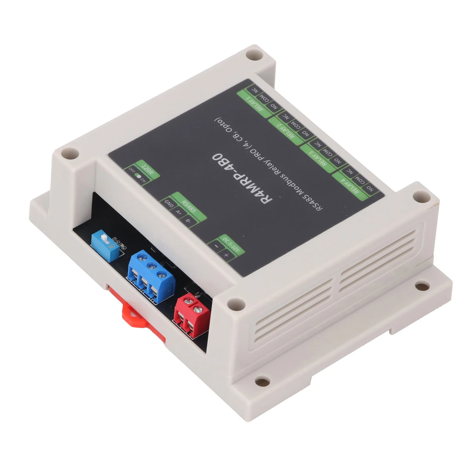 産業オートメーションアプリケーション用のフォトカプラ絶縁を内蔵した485インターフェースを備えたRTU 4チャンネルリレーモジュール