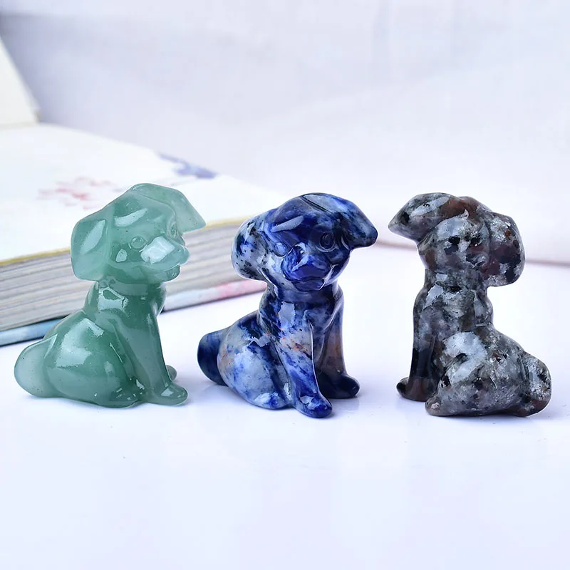 1PC Natural Stone Puppy, Meditation Energy Generator, Home Decor, Cute Christmas Gifts