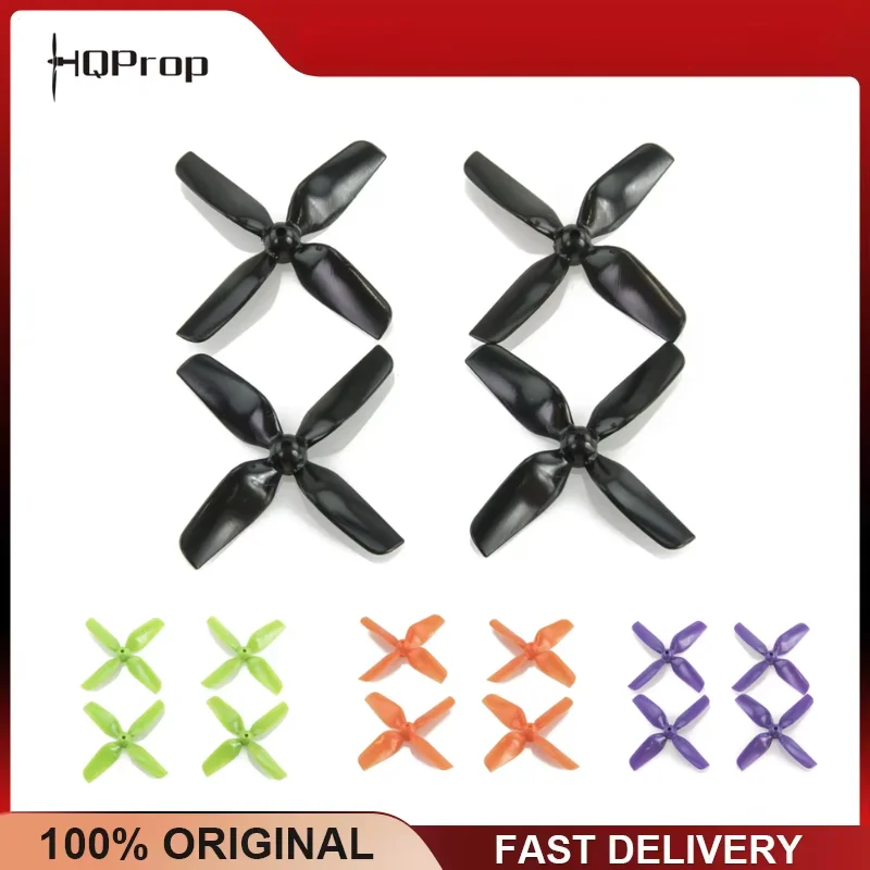 HQ Micro Whoop Prop 1.6X1.6X4 40MM 4-Blade PC 1.5mm 1mm Shaft for Micro Whoop FPV Drone Racing Freestyle