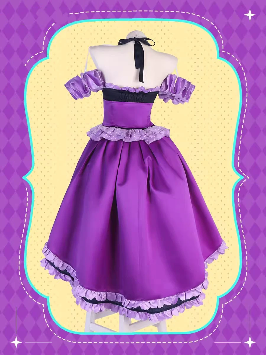 COS-KiKi Shugo Chara Tsukiyomi Utau Game Suit Lolita Dress Gorgeous Lovely Uniform Cosplay Costume Halloween Party Outfit Women