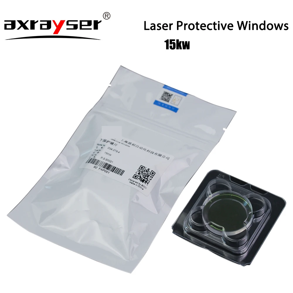 34x5 15KW Laser Lens Protective Windows For BOCI HAN'S TRU Fiber Laser Cutting Head