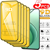 5PCS 9D Screen Protector For Oneplus Nord CE 4 3 2 Lite 2T Full Cover Tempered Glass For Oneplus 10T 9rt 9R 8T Protection Glass