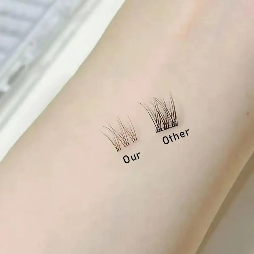 Neue natürliche Cluster-Fischschwanz-Typ, kleberfrei, selbstklebend, falsche Wimpern, Wimpernverlängerung, Make-up, natürlicher Cluster, 2025, neu – Detail 9