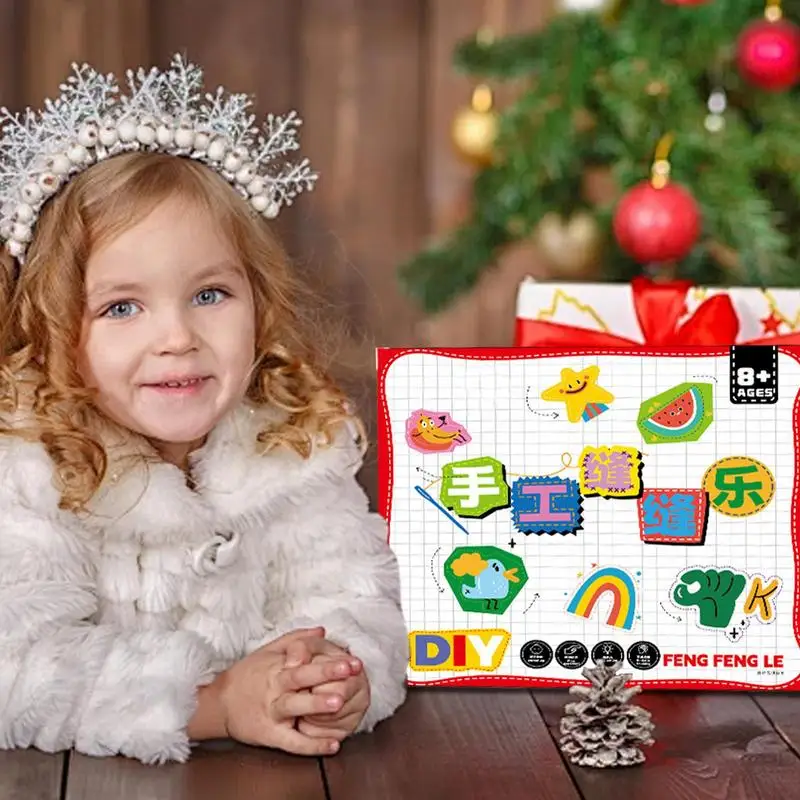 Embroidery Set For Kids Interesting Embroidery Kits Interactive Hand Crafts Experience Needlepoint Kits For Children Boys Girls